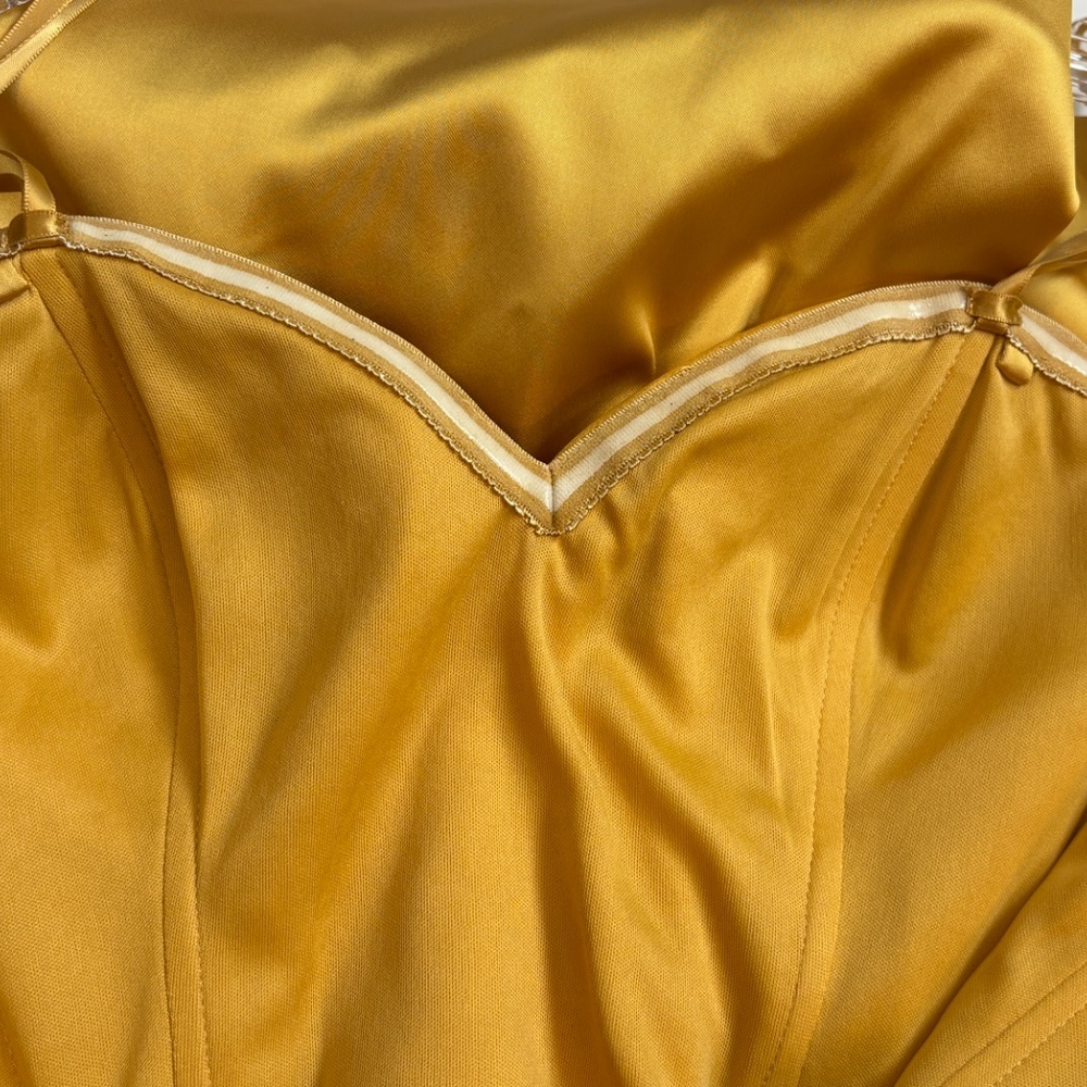 Bariano Victoria Sweetheart Strapless Gold Evening Gown - NWT - Picture 6 of 16